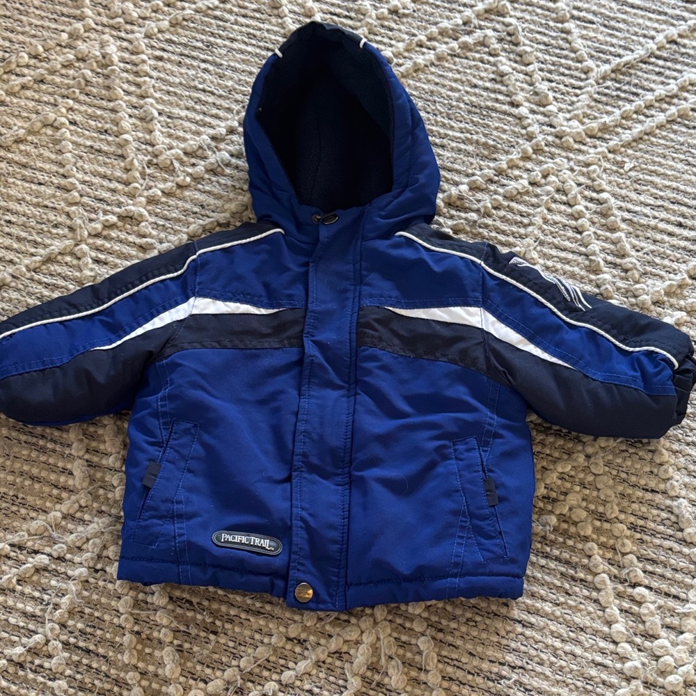 Pacific Trail Blue Jacket with White and Black Details